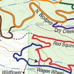 Pocket Pals Trail Maps Trail Map# 10, Blodgett Open Space, Rampart Range Area in the Pikes Peak Region digital map