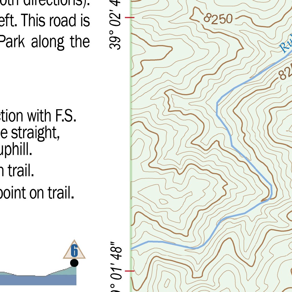 Trail Map#12, Rampart Range Area, Pikes Peak Region Series by Pocket ...