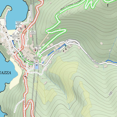 Points North Maps Explore Cinque Terre - 03 Vernazza Region digital map