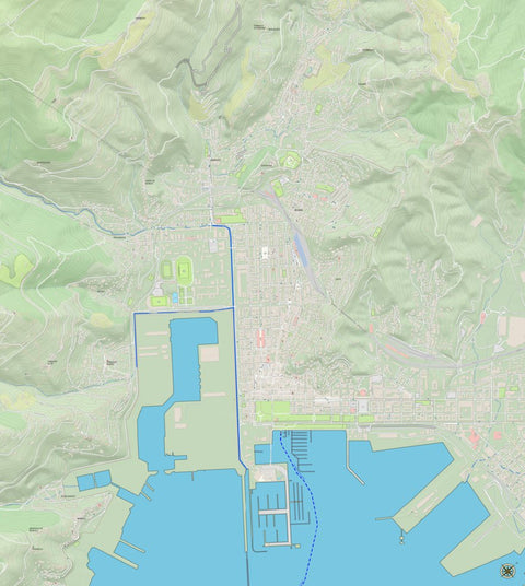 Points North Maps Explore Cinque Terre - 08 La Spezia West digital map