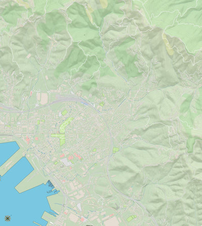 Points North Maps Explore Cinque Terre - 09 La Spezia East digital map