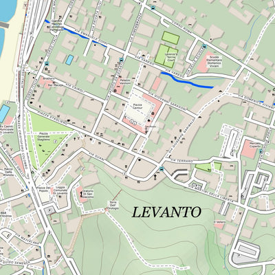 Points North Maps Explore Cinque Terre - 10 Levanto Region digital map
