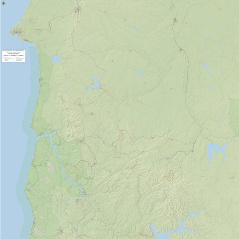 Southwest Portugal Bike & Hike Map - North Preview 1
