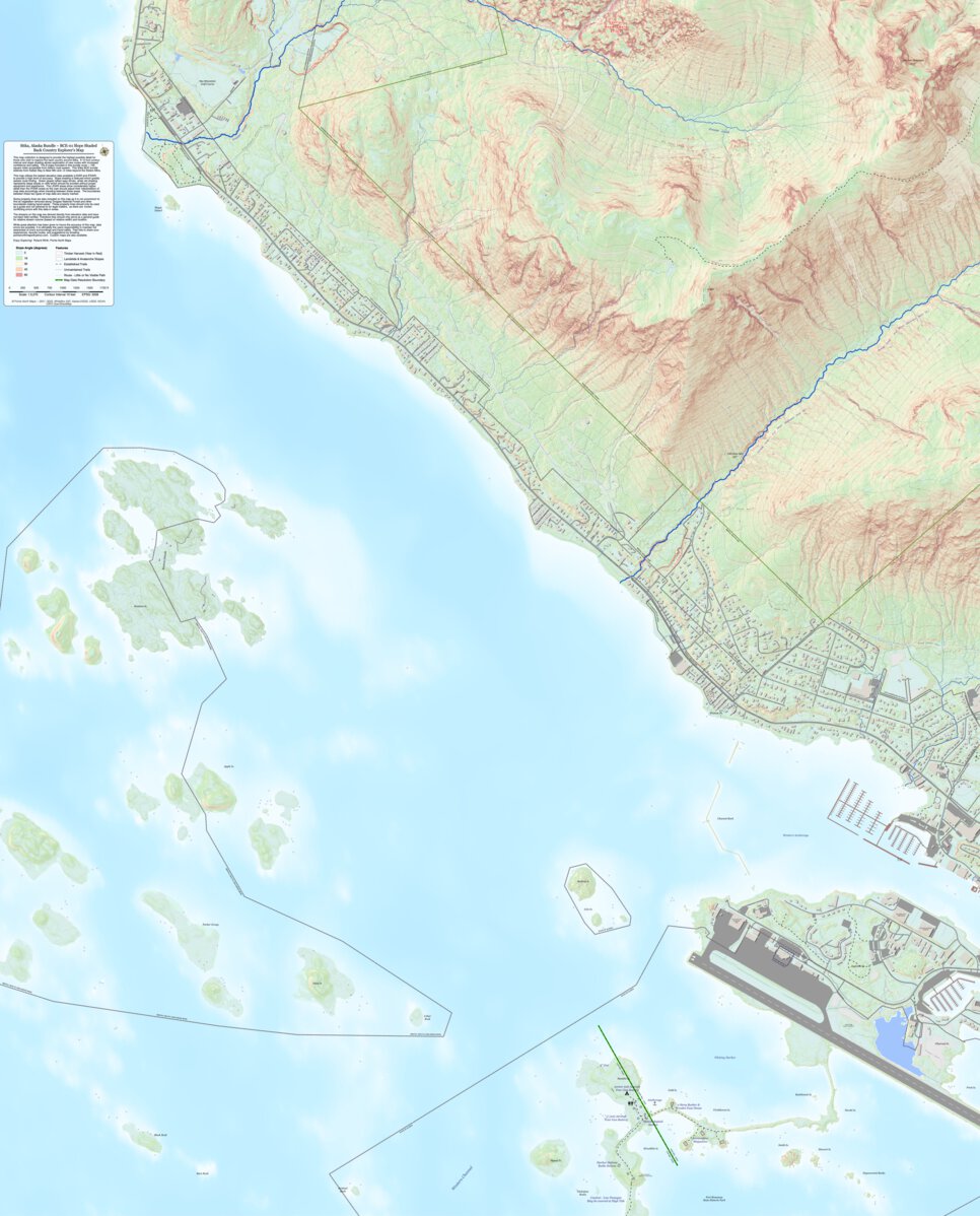 Sitka BCE 1-2 HPR Slope Map by Points North Maps | Avenza Maps