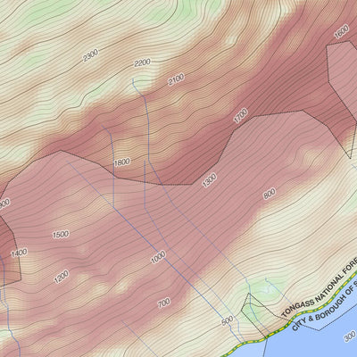 Points North Maps Sitka BCE 1-7 Blue Lake Slope digital map