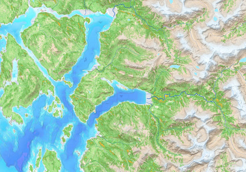 Points North Maps Sitka Surf & Turf - Katlian digital map