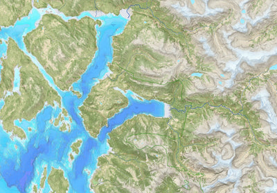 Points North Maps Sitka Surf & Turf - Katlian (Fathoms) digital map