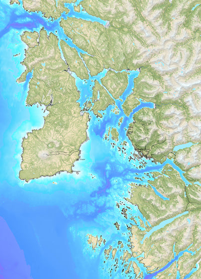 Points North Maps Sitka Surf & Turf Map Bundle (Fathoms) bundle