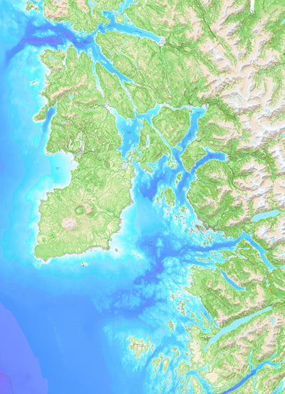 Points North Maps Sitka Surf & Turf Map Bundle - Feet bundle