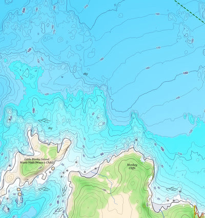 Points North Maps Sitka Surf & Turf Map Bundle - Feet bundle