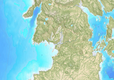 Points North Maps Sitka Surf & Turf - Mid Kruzof (Fathoms) digital map