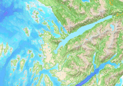 Points North Maps Sitka Surf & Turf - Redoubt digital map