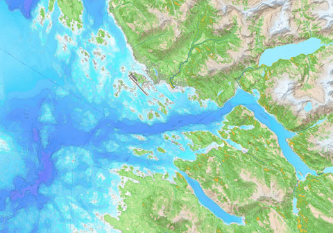 Points North Maps Sitka Surf & Turf - Sitka digital map