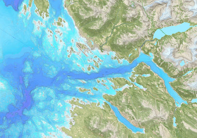 Points North Maps Sitka Surf & Turf - Sitka (Fathoms) digital map