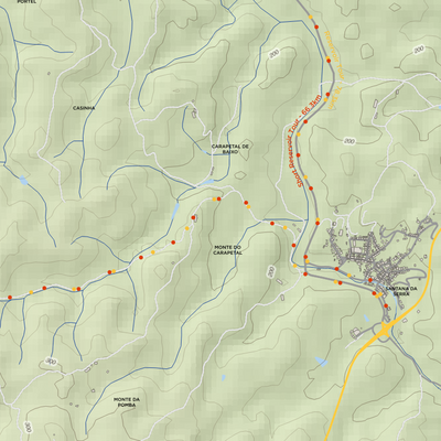Southwest Portugal Bike & Hike Map - Southeast (Santa Clara Region) Preview 3