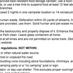 Shenandoah National Park Central District Map 10 Back (v23.2) Preview 2