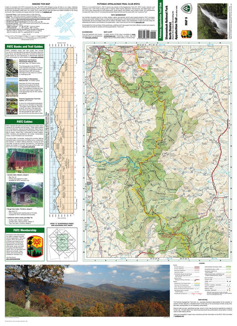 Shenandoah National Park North District Map 9 Front Preview 1