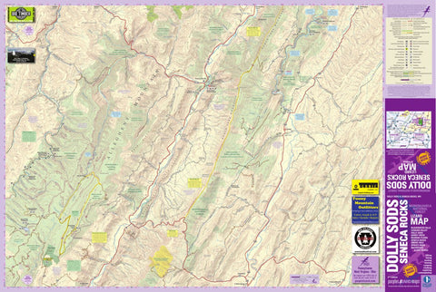 Purple Lizard Maps DollySods - Seneca Rocks South bundle exclusive