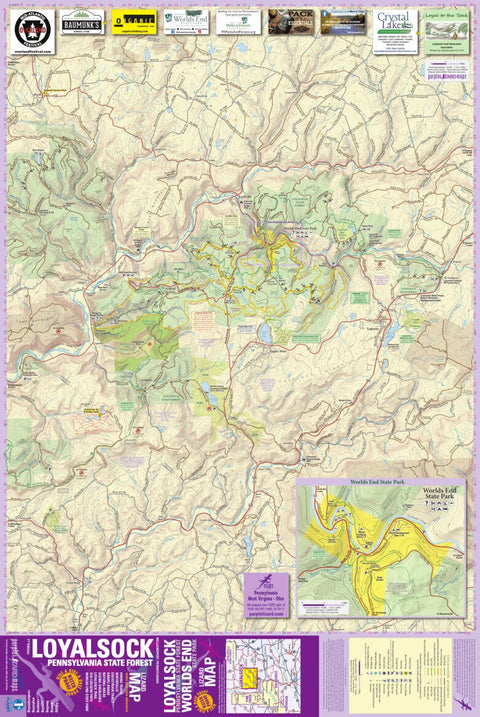 Purple Lizard Maps Loyalsock East bundle exclusive