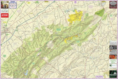 Purple Lizard Maps Michaux State Forest North bundle exclusive