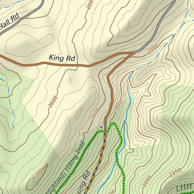 Purple Lizard Maps Ohiopyle State Park Purple Lizard Map, PA digital map