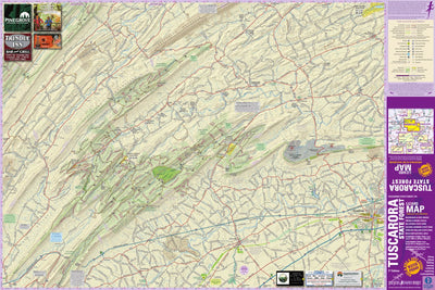 Purple Lizard Maps Tuscarora State Forest Lizard Map, PA bundle