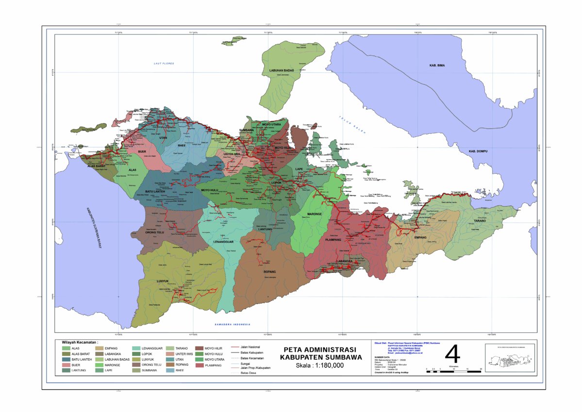 Nusa Tenggara Barat Map by Pusat Penelitian Kopi dan Kakao Indonesia ...
