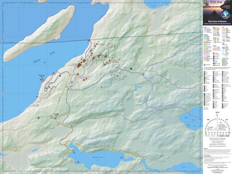 Quiet Wild, LLC Wild Map™ Northern Tier (Facility B) digital map