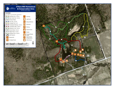 Quinte Conservation O'Hara Mill Homestead & Conservation Area digital map