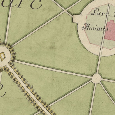 RAFAELA 1777 Bois de Vincennes 1815 digital map