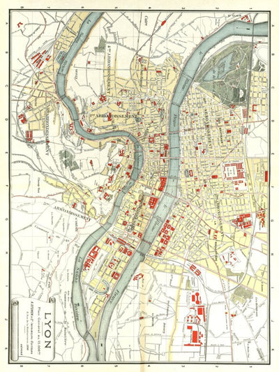 RAFAELA 1777 Lyon 1900 digital map