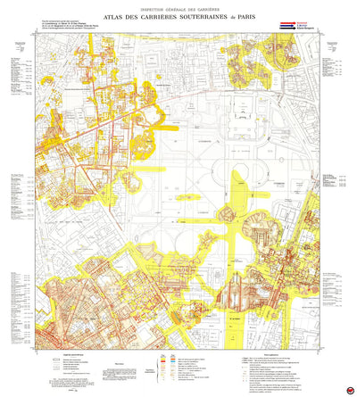 RAFAELA 1777 PARIS CARRIERES SOUTERRAINES DU LUXEMBOURG digital map
