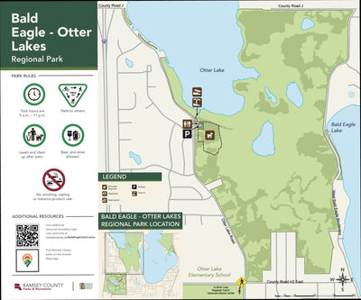 Ramsey County Parks & Recreation Bald Eagle - Otter Lakes Regional Park Otter Lake Area digital map