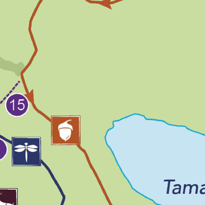 Ramsey County Parks & Recreation Bald Eagle - Otter Lakes Regional Tamarack Nature Center Area digital map