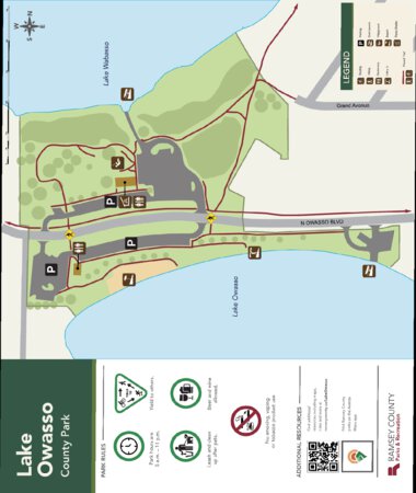 Ramsey County Parks & Recreation Lake Owasso County Park digital map