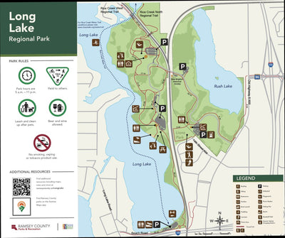 Ramsey County Parks & Recreation Long Lake Regional Park digital map