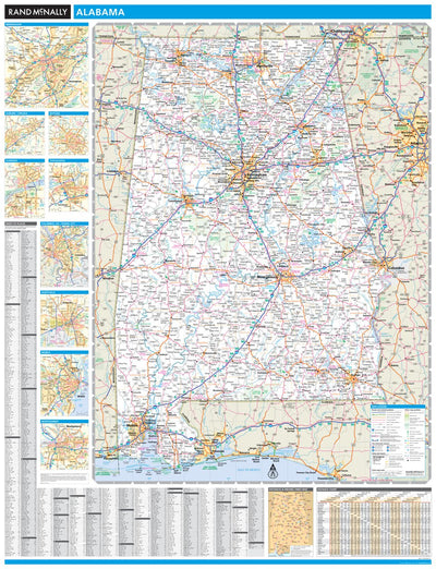 Rand McNally Publishing Rand McNally Alabama State Map digital map