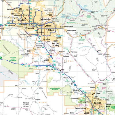 Rand McNally Publishing Rand McNally Arizona State Map digital map
