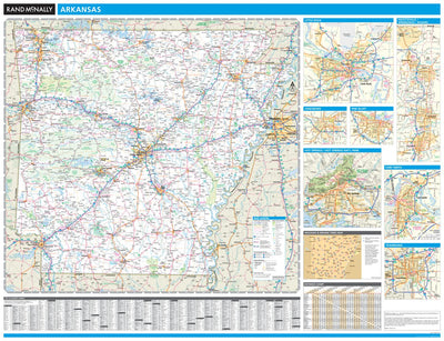 Rand McNally Publishing Rand McNally Arkansas State Map digital map