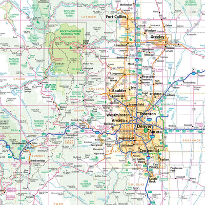 Rand McNally Publishing Rand McNally Colorado State Map digital map