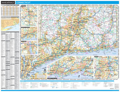 Rand McNally Publishing Rand McNally Connecticut State Map digital map