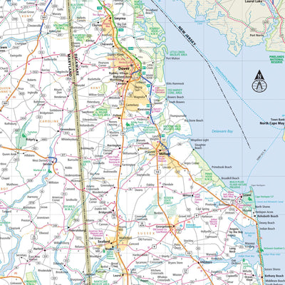 Rand McNally Publishing Rand McNally Delaware and Maryland State Maps digital map