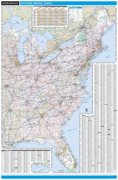 Rand McNally Eastern United States Map Preview 1