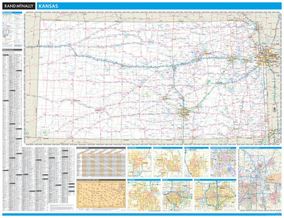 Rand McNally Kansas State Map Preview 1