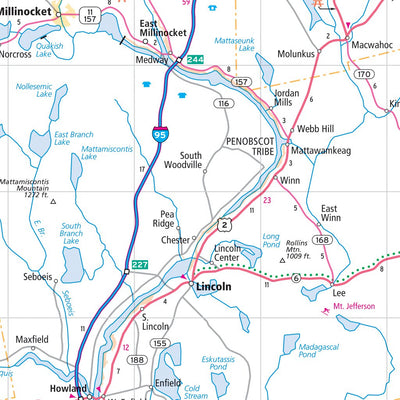 Rand McNally Publishing Rand McNally Maine State Map digital map