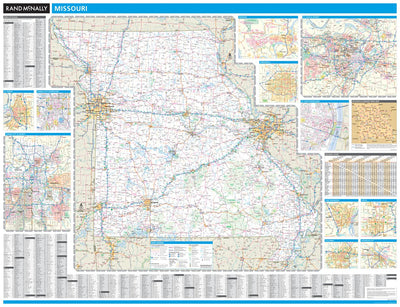Rand McNally Publishing Rand McNally Missouri State Map digital map