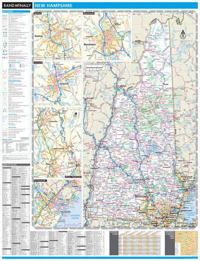 Rand McNally Publishing Rand McNally New Hampshire State Map digital map