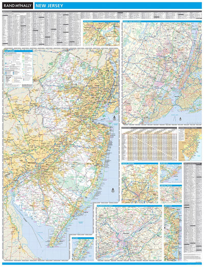 Rand McNally Publishing Rand McNally New Jersey State Map digital map