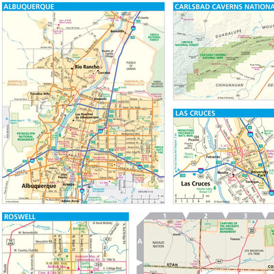 Rand McNally Publishing Rand McNally New Mexico State Map digital map