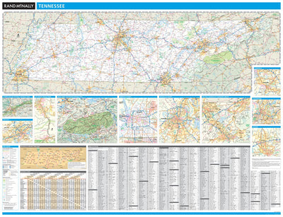 Rand McNally Publishing Rand McNally Tennessee State Map digital map